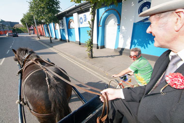 Séamus Nolan:  Dock tour , 2008, Cork Docklands; photo / courtesy Dara McGrath / NSF